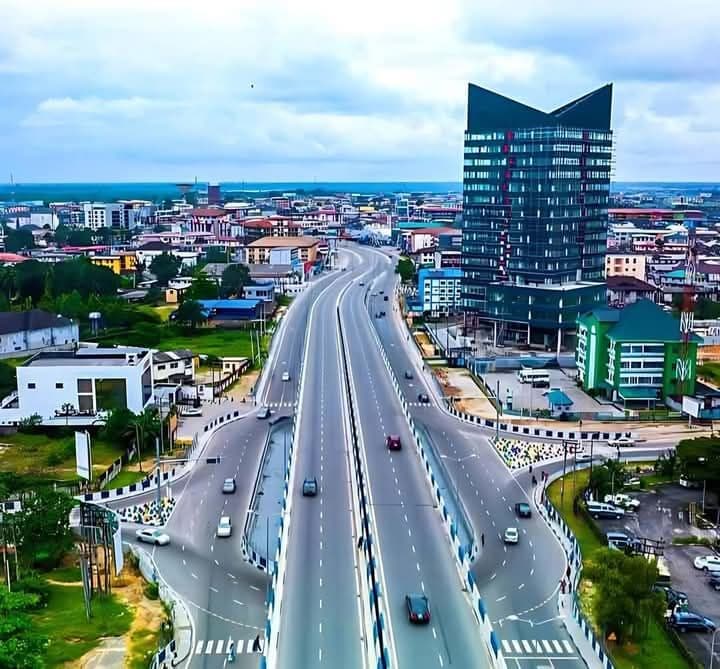 Port Harcourt waterfront and city view